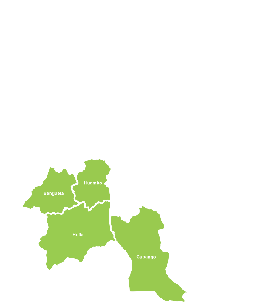 Mapa de angola